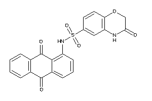 N-(9,10-diketo-1-anthryl)-3-keto-4H-1,4-benzoxazine-6-sulfonamide