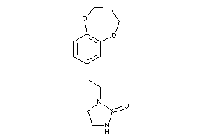 1-[2-(3,4-dihydro-2H-1,5-benzodioxepin-7-yl)ethyl]-2-imidazolidinone