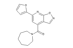 Azepan-1-yl-[6-(2-furyl)isoxazolo[5,4-b]pyridin-4-yl]methanone