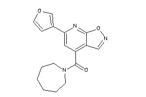 Azepan-1-yl-[6-(3-furyl)isoxazolo[5,4-b]pyridin-4-yl]methanone