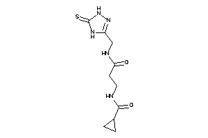 N-[3-keto-3-[(5-thioxo-1,4-dihydro-1,2,4-triazol-3-yl)methylamino]propyl]cyclopropanecarboxamide