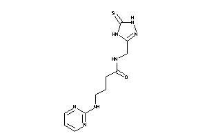 4-(2-pyrimidylamino)-N-[(5-thioxo-1,4-dihydro-1,2,4-triazol-3-yl)methyl]butyramide