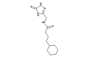 4-cyclohexyl-N-[(5-thioxo-1,4-dihydro-1,2,4-triazol-3-yl)methyl]butyramide