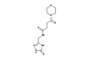 4-keto-4-morpholino-N-[(5-thioxo-1,4-dihydro-1,2,4-triazol-3-yl)methyl]butyramide