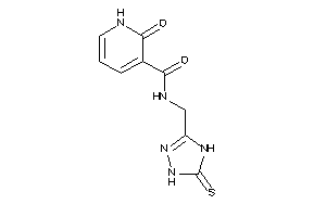 2-keto-N-[(5-thioxo-1,4-dihydro-1,2,4-triazol-3-yl)methyl]-1H-pyridine-3-carboxamide