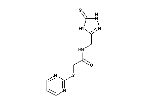 2-(2-pyrimidylthio)-N-[(5-thioxo-1,4-dihydro-1,2,4-triazol-3-yl)methyl]acetamide