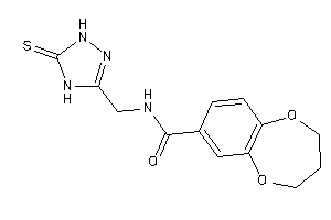 N-[(5-thioxo-1,4-dihydro-1,2,4-triazol-3-yl)methyl]-3,4-dihydro-2H-1,5-benzodioxepine-7-carboxamide