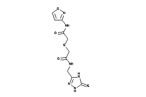 2-[[2-(isoxazol-3-ylamino)-2-keto-ethyl]thio]-N-[(5-thioxo-1,4-dihydro-1,2,4-triazol-3-yl)methyl]acetamide
