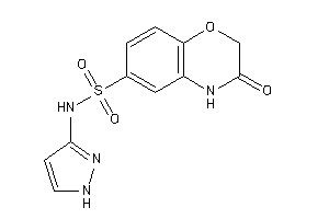 3-keto-N-(1H-pyrazol-3-yl)-4H-1,4-benzoxazine-6-sulfonamide