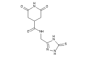 2,6-diketo-N-[(5-thioxo-1,4-dihydro-1,2,4-triazol-3-yl)methyl]isonipecotamide