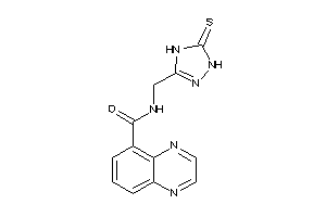 N-[(5-thioxo-1,4-dihydro-1,2,4-triazol-3-yl)methyl]quinoxaline-5-carboxamide