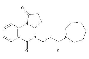 4-[3-(azepan-1-yl)-3-keto-propyl]-3,3a-dihydro-2H-pyrrolo[1,2-a]quinazoline-1,5-quinone