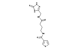 N-[4-keto-4-[(5-thioxo-1,4-dihydro-1,2,4-triazol-3-yl)methylamino]butyl]thiophene-3-carboxamide