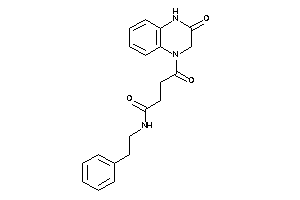 4-keto-4-(3-keto-2,4-dihydroquinoxalin-1-yl)-N-phenethyl-butyramide