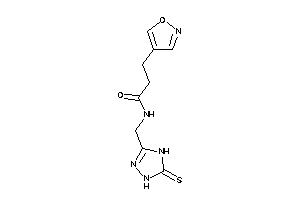 3-isoxazol-4-yl-N-[(5-thioxo-1,4-dihydro-1,2,4-triazol-3-yl)methyl]propionamide