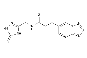 N-[(5-thioxo-1,4-dihydro-1,2,4-triazol-3-yl)methyl]-3-([1,2,4]triazolo[1,5-a]pyrimidin-6-yl)propionamide