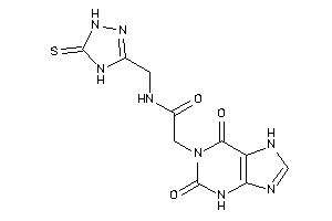 2-(2,6-diketo-3,7-dihydropurin-1-yl)-N-[(5-thioxo-1,4-dihydro-1,2,4-triazol-3-yl)methyl]acetamide