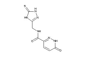 6-keto-N-[(5-thioxo-1,4-dihydro-1,2,4-triazol-3-yl)methyl]-1H-pyridazine-3-carboxamide