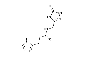 3-(1H-imidazol-2-yl)-N-[(5-thioxo-1,4-dihydro-1,2,4-triazol-3-yl)methyl]propionamide