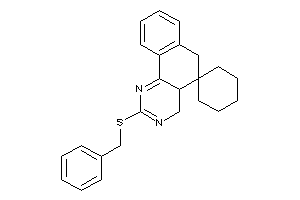 2-(benzylthio)spiro[4a,6-dihydro-4H-benzo[h]quinazoline-5,1'-cyclohexane]