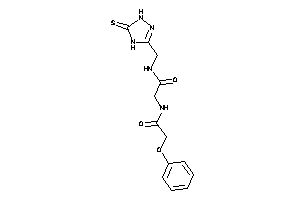 2-[(2-phenoxyacetyl)amino]-N-[(5-thioxo-1,4-dihydro-1,2,4-triazol-3-yl)methyl]acetamide