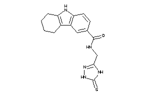 N-[(5-thioxo-1,4-dihydro-1,2,4-triazol-3-yl)methyl]-6,7,8,9-tetrahydro-5H-carbazole-3-carboxamide