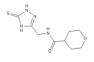 N-[(5-thioxo-1,4-dihydro-1,2,4-triazol-3-yl)methyl]tetrahydropyran-4-carboxamide