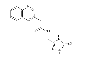 2-(3-quinolyl)-N-[(5-thioxo-1,4-dihydro-1,2,4-triazol-3-yl)methyl]acetamide