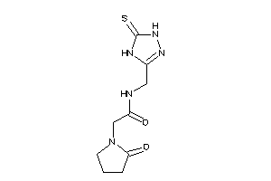 2-(2-ketopyrrolidino)-N-[(5-thioxo-1,4-dihydro-1,2,4-triazol-3-yl)methyl]acetamide