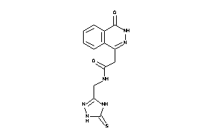 2-(4-keto-3H-phthalazin-1-yl)-N-[(5-thioxo-1,4-dihydro-1,2,4-triazol-3-yl)methyl]acetamide