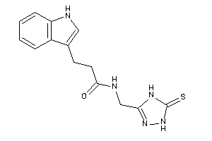 3-(1H-indol-3-yl)-N-[(5-thioxo-1,4-dihydro-1,2,4-triazol-3-yl)methyl]propionamide