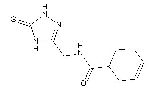 N-[(5-thioxo-1,4-dihydro-1,2,4-triazol-3-yl)methyl]cyclohex-3-ene-1-carboxamide