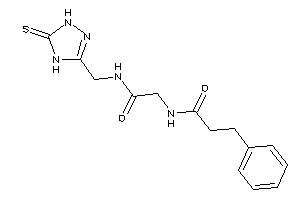 N-[2-keto-2-[(5-thioxo-1,4-dihydro-1,2,4-triazol-3-yl)methylamino]ethyl]-3-phenyl-propionamide