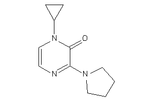 1-cyclopropyl-3-pyrrolidino-pyrazin-2-one