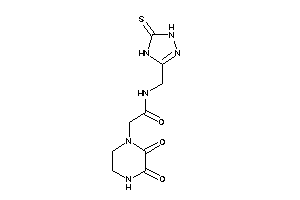 2-(2,3-diketopiperazino)-N-[(5-thioxo-1,4-dihydro-1,2,4-triazol-3-yl)methyl]acetamide