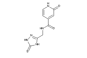 2-keto-N-[(5-thioxo-1,4-dihydro-1,2,4-triazol-3-yl)methyl]-1H-pyridine-4-carboxamide