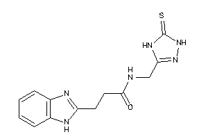 3-(1H-benzimidazol-2-yl)-N-[(5-thioxo-1,4-dihydro-1,2,4-triazol-3-yl)methyl]propionamide