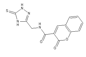 2-keto-N-[(5-thioxo-1,4-dihydro-1,2,4-triazol-3-yl)methyl]chromene-3-carboxamide