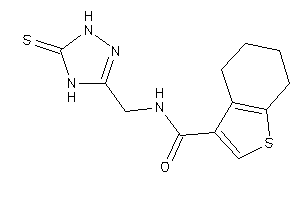 N-[(5-thioxo-1,4-dihydro-1,2,4-triazol-3-yl)methyl]-4,5,6,7-tetrahydrobenzothiophene-3-carboxamide