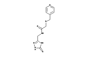 2-(4-pyridylmethylthio)-N-[(5-thioxo-1,4-dihydro-1,2,4-triazol-3-yl)methyl]acetamide