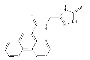 N-[(5-thioxo-1,4-dihydro-1,2,4-triazol-3-yl)methyl]benzo[f]quinoline-5-carboxamide