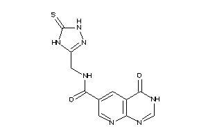 4-keto-N-[(5-thioxo-1,4-dihydro-1,2,4-triazol-3-yl)methyl]-3H-pyrido[2,3-d]pyrimidine-6-carboxamide