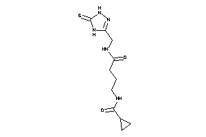 N-[4-keto-4-[(5-thioxo-1,4-dihydro-1,2,4-triazol-3-yl)methylamino]butyl]cyclopropanecarboxamide