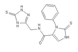 3-phenyl-2-thioxo-N-[(5-thioxo-1,4-dihydro-1,2,4-triazol-3-yl)methyl]-4-imidazoline-4-carboxamide