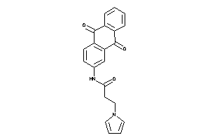 Image of N-(9,10-diketo-2-anthryl)-3-pyrrol-1-yl-propionamide