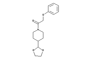 1-[4-(1,3-dioxolan-2-yl)piperidino]-2-phenoxy-ethanone
