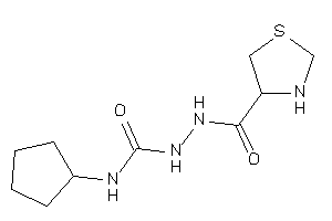 1-cyclopentyl-3-(thiazolidine-4-carbonylamino)urea