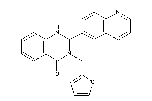 3-(2-furfuryl)-2-(6-quinolyl)-1,2-dihydroquinazolin-4-one