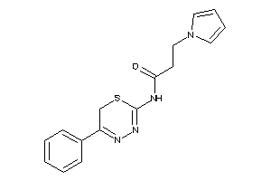 Image of N-(5-phenyl-6H-1,3,4-thiadiazin-2-yl)-3-pyrrol-1-yl-propionamide
