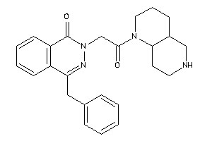 2-[2-(3,4,4a,5,6,7,8,8a-octahydro-2H-1,6-naphthyridin-1-yl)-2-keto-ethyl]-4-benzyl-phthalazin-1-one